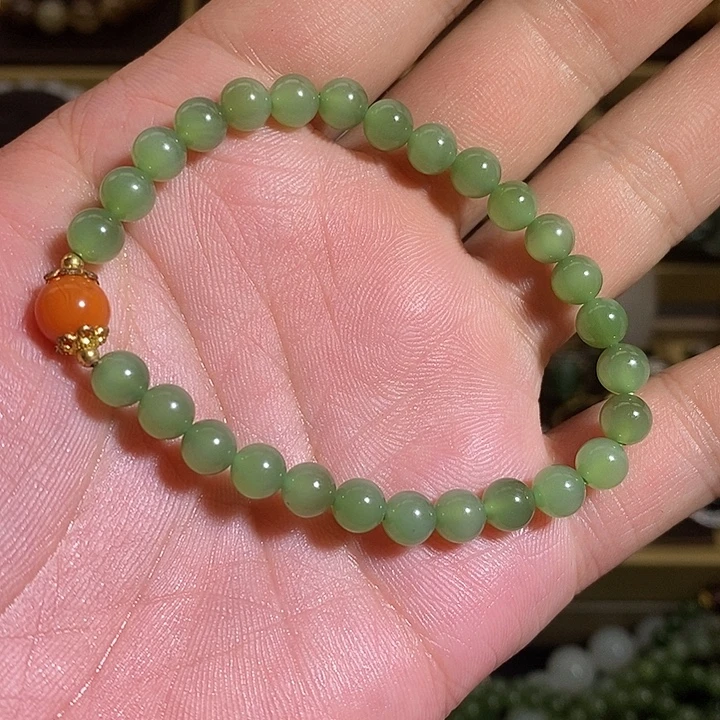 未镶嵌手串和田玉（碧玉）