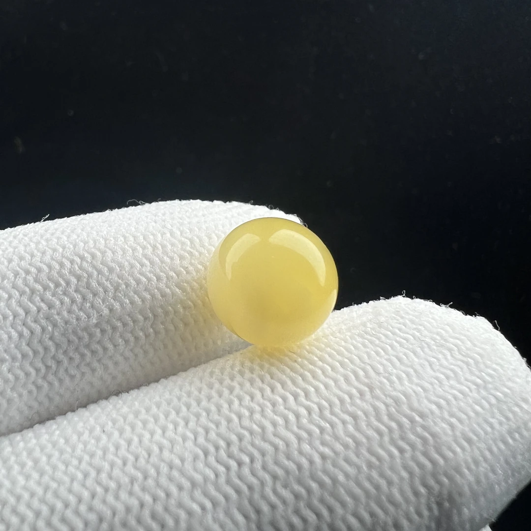 R4568天然蜜蜡 圆珠10.7mm 支持鉴定假一罚四