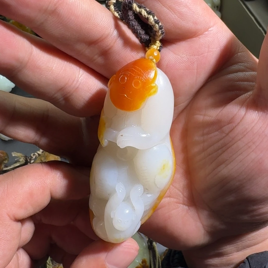 和田玉颈饰未镶嵌徒*