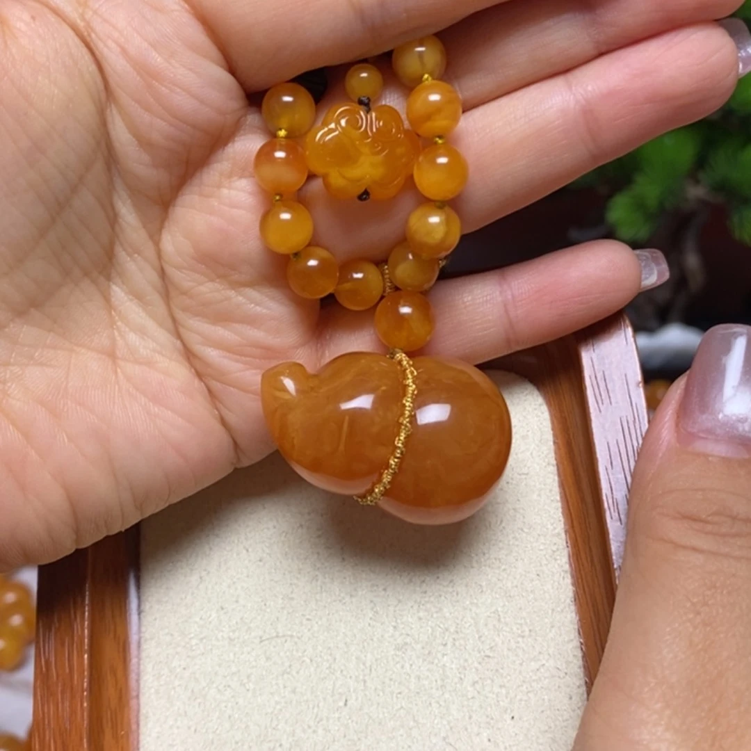 【闪购商品】未镶嵌颈饰蜜蜡项链