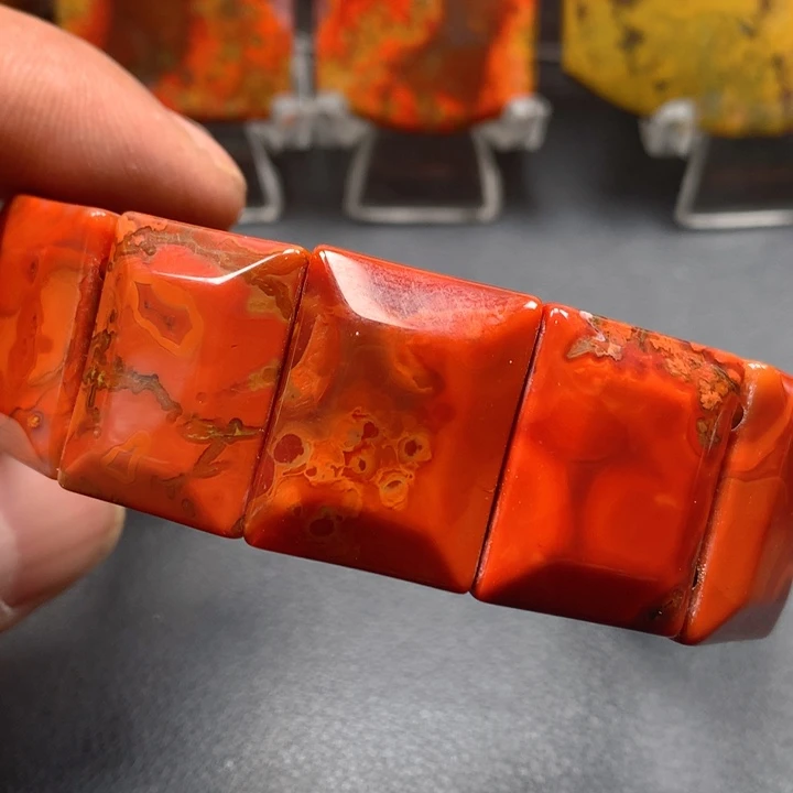 玛瑙/玉髓未镶嵌颈饰大**头