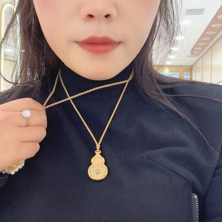 大理石纯铜好看的花丝葫芦呀