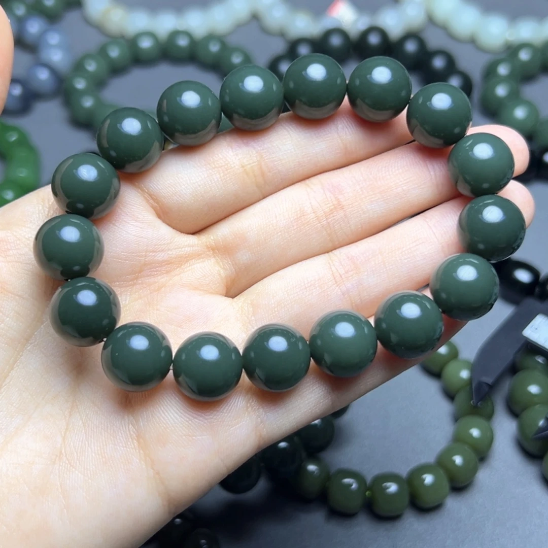 和田玉未镶嵌手串格尔木13