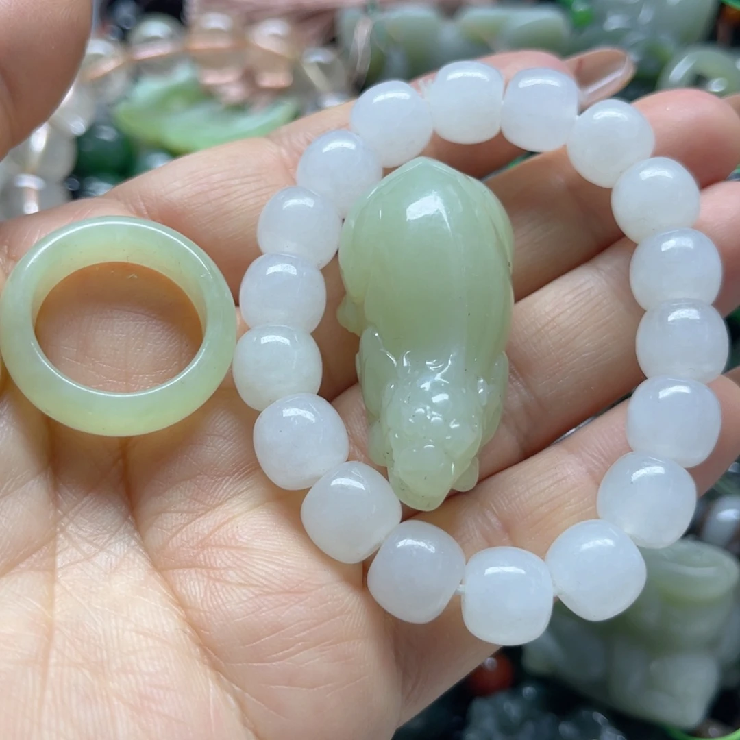 和田玉手链未镶嵌