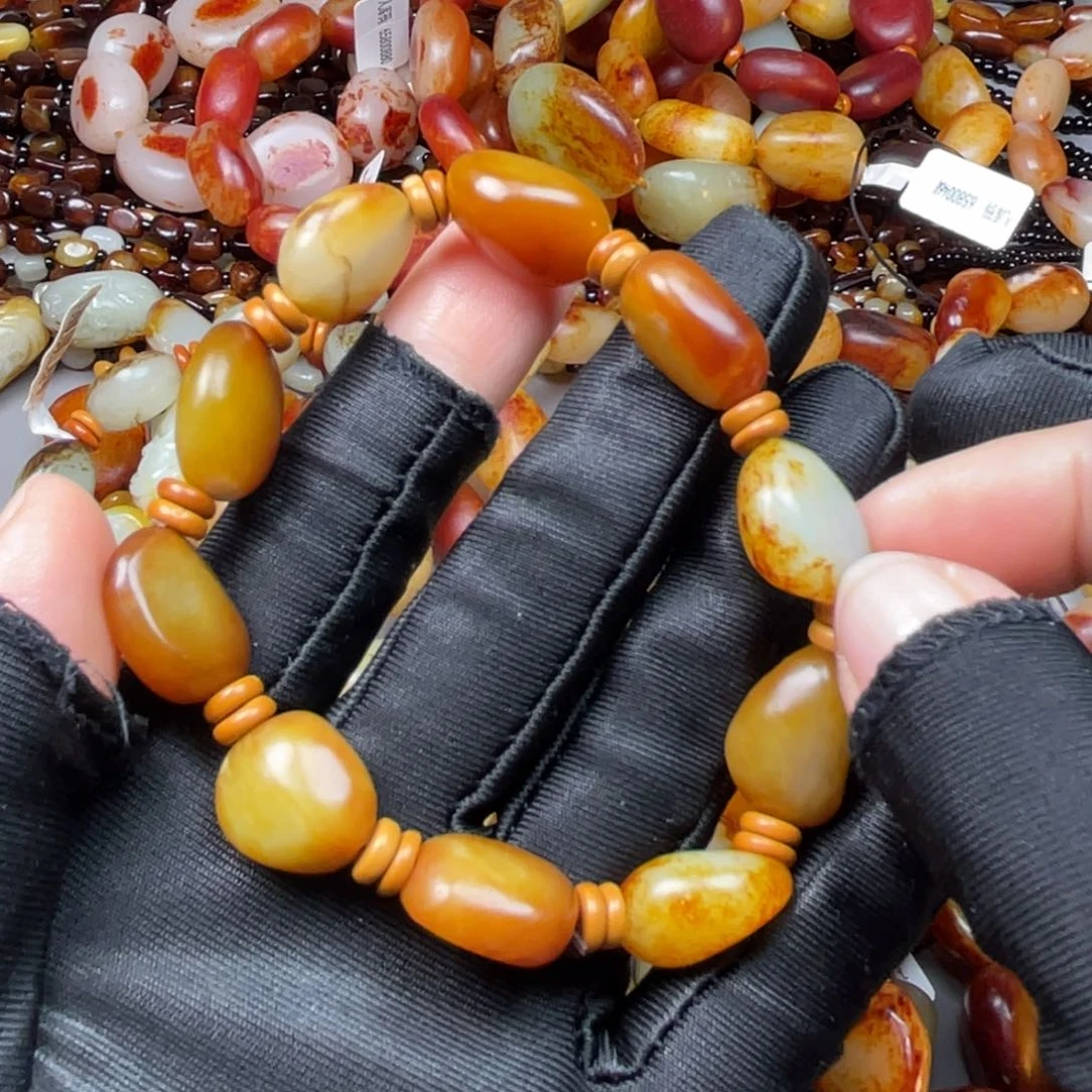 和田玉手链未镶嵌