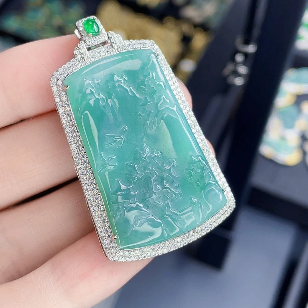 翡翠吊坠(不含链)未镶嵌