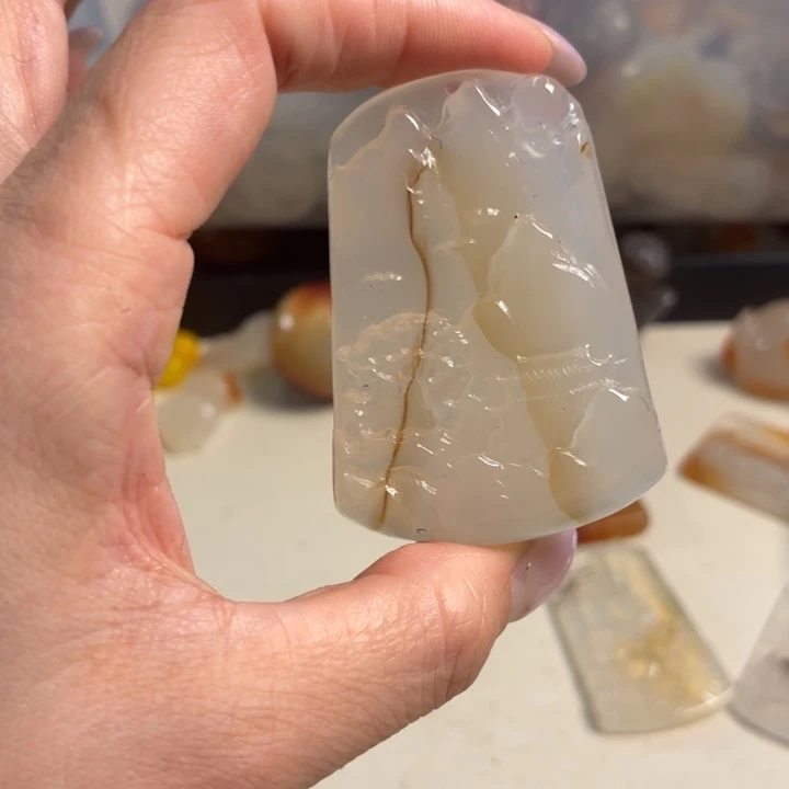 玛瑙/玉髓未镶嵌吊坠(不含链)