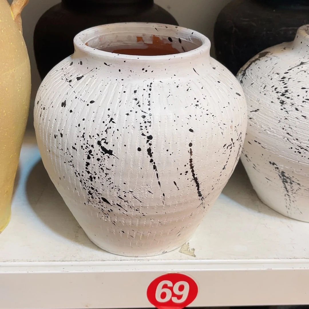 红陶无孔口径11高度20