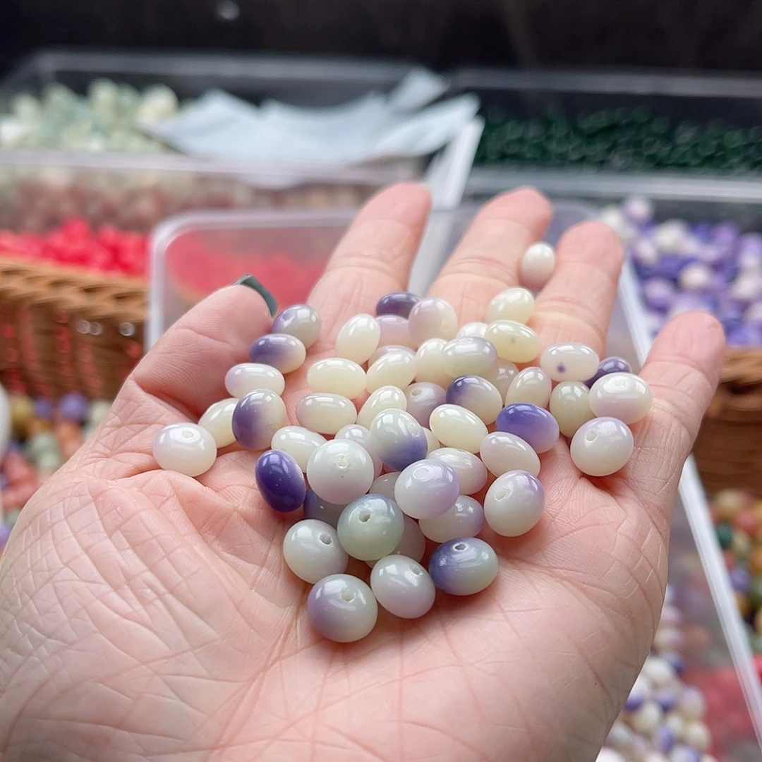 白玉菩提吊坠Z/9mm/100+50颗微瑕