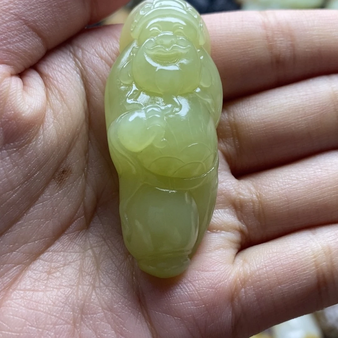 吊坠(不含链)未镶嵌和田玉（糖玉）