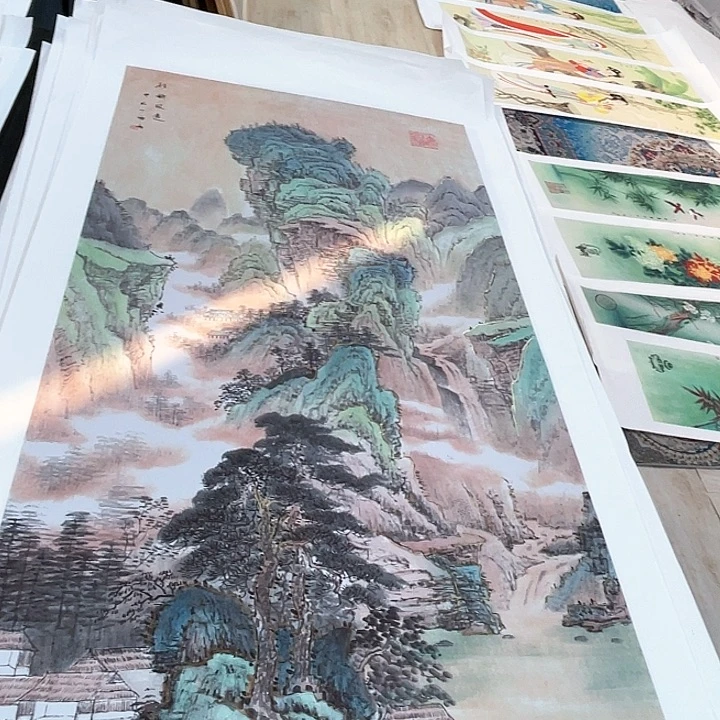 国画书画描金拓染金石传拓手写