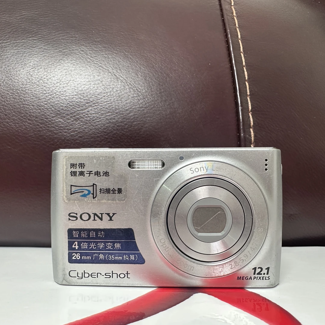 95新 Sony/索尼 W510银高颜值拍照数码相机配件齐