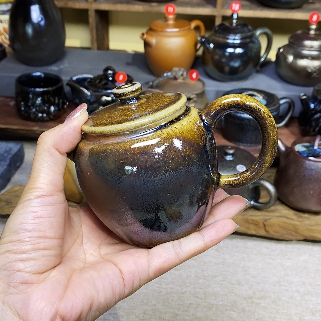 z***m云南建水柴烧白泥壶