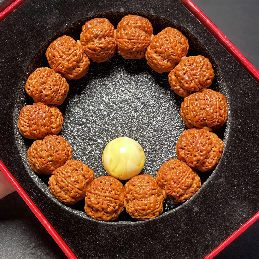 新品上架金刚菩提手串五星双龙25号