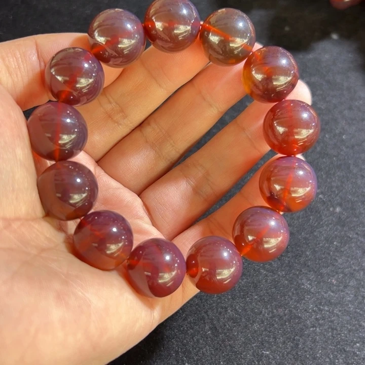 琥珀颈饰未镶嵌时*琥珀手串17mm