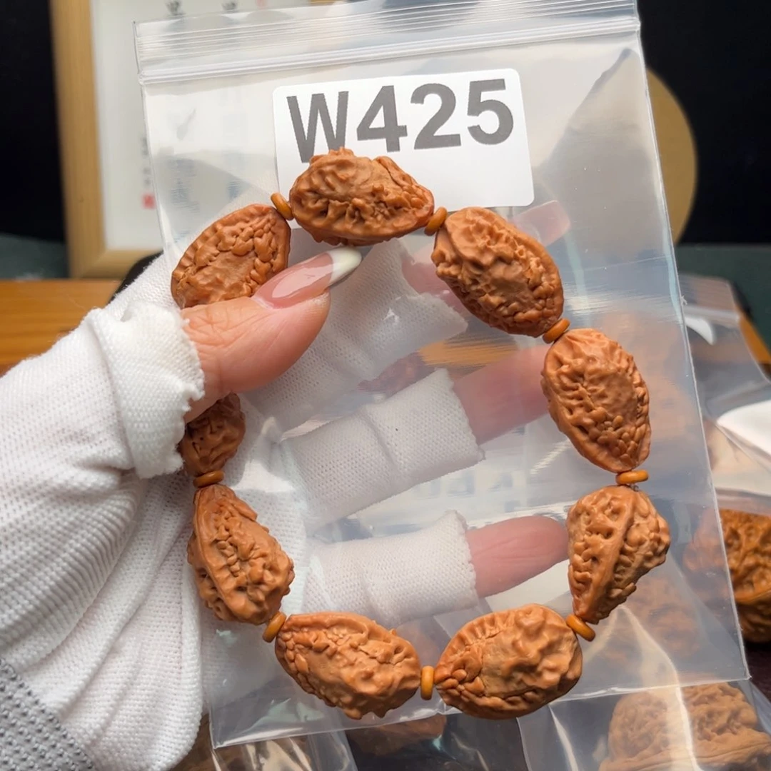 文玩核桃把件如*观麒麟角w 425