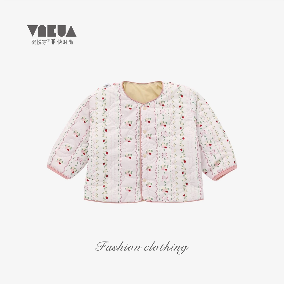 婴悦家春秋款女宝宝时尚洋气百搭1200克波西米亚女童外套 87980
