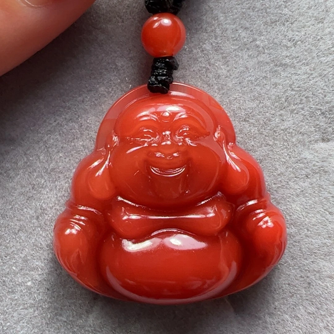 南红玛瑙未镶嵌吊坠
