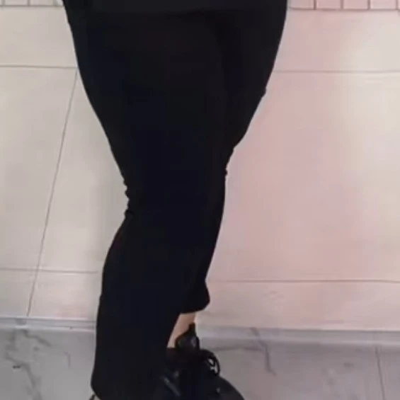 透气法式牛仔裤百搭九分裤