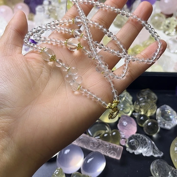 水晶手链未镶嵌二****店水晶