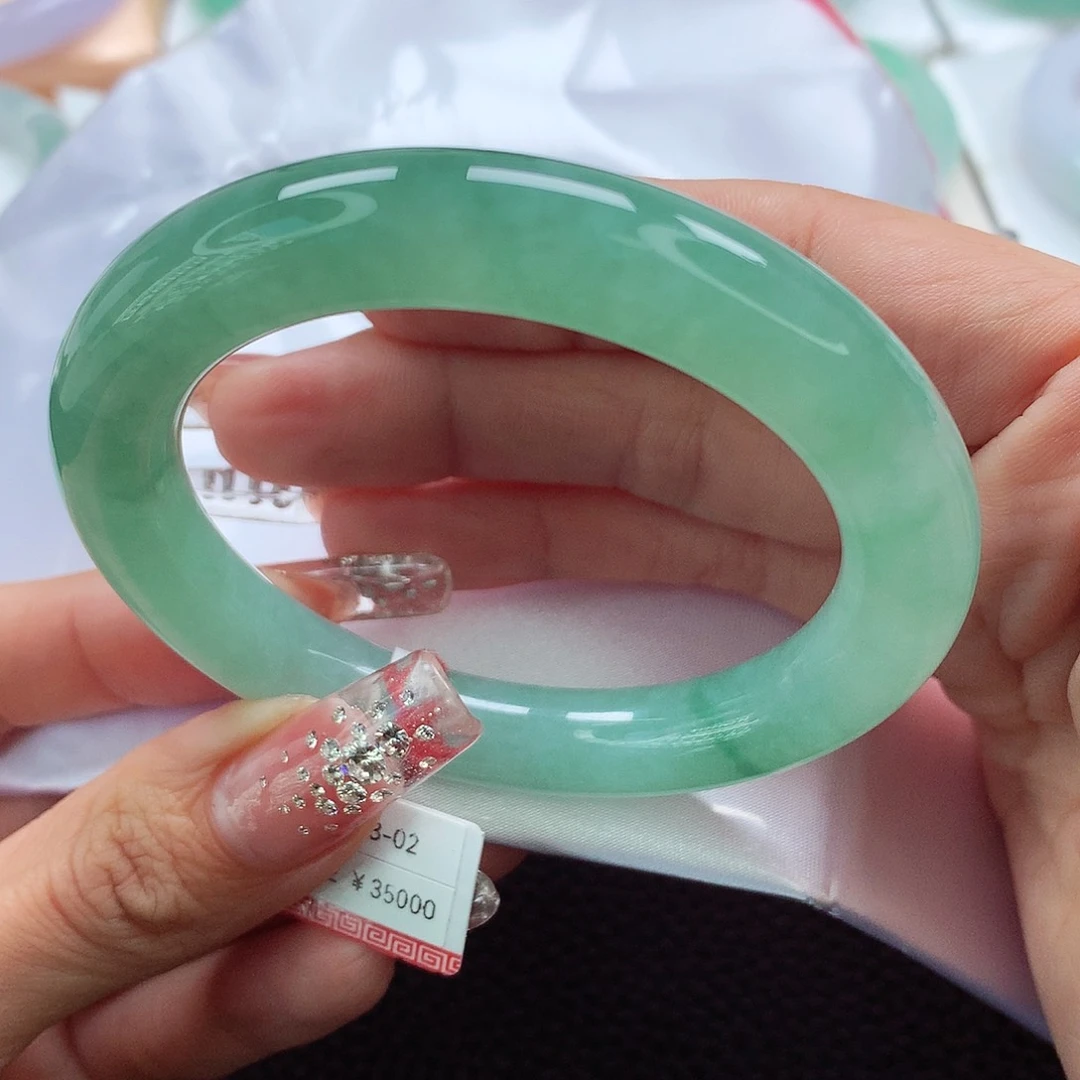 翡翠手镯未镶嵌53.54.55