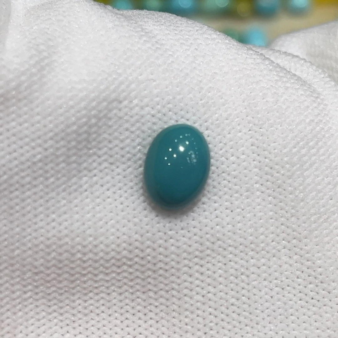 未镶嵌绿松石珠宝奇石玉化戒面