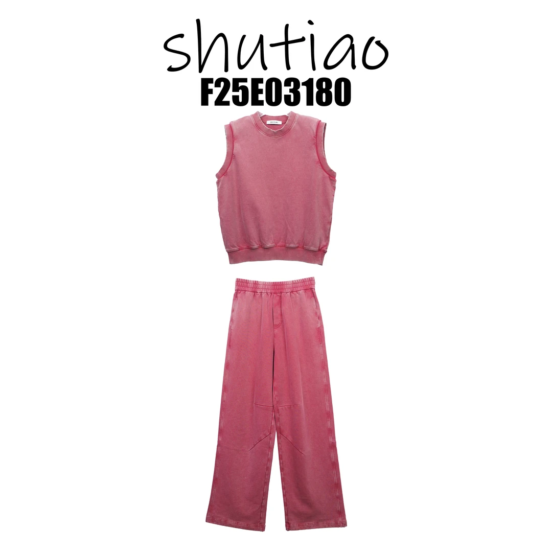 【SHUTIAO】2025夏季：新款小众设计款套装F25E03180