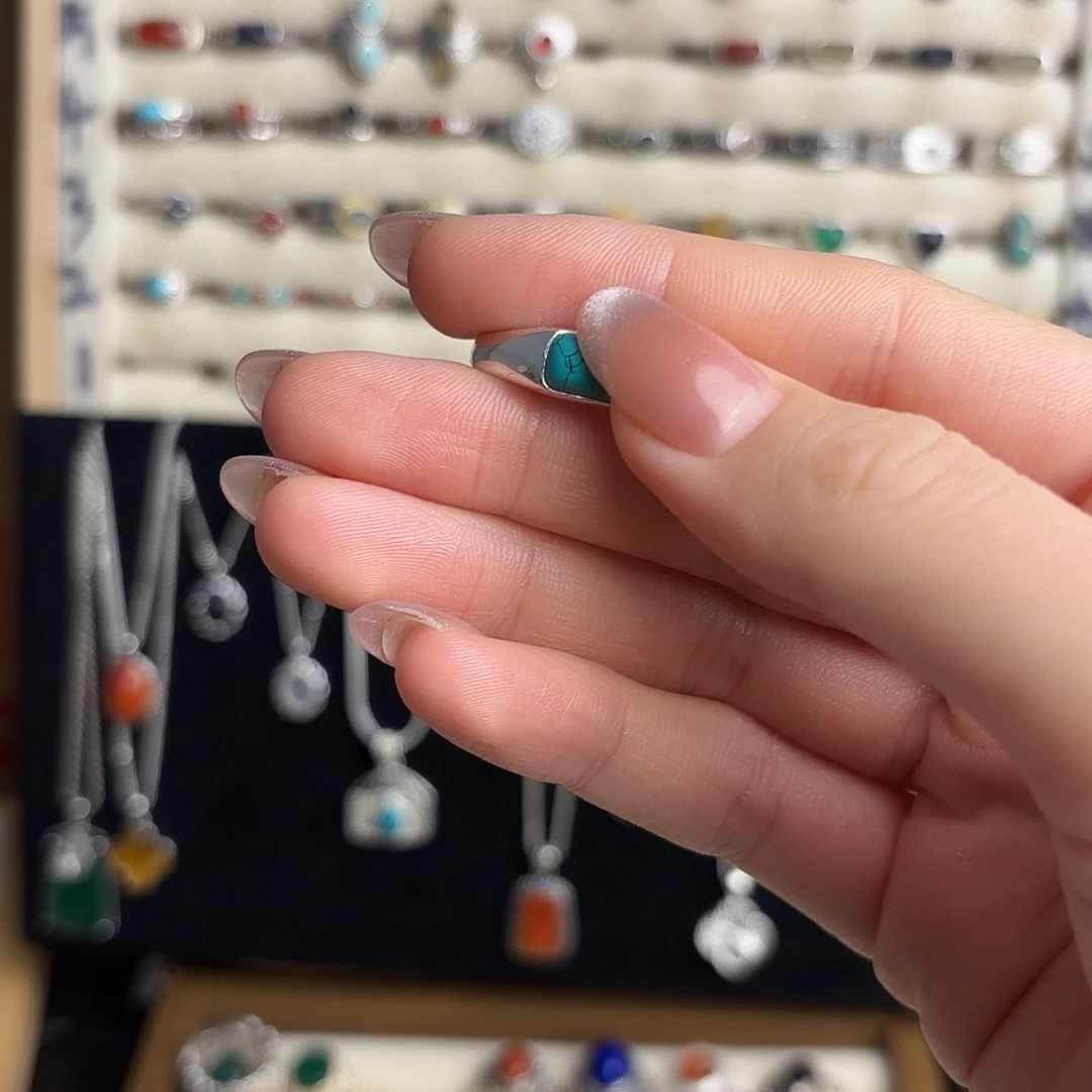 925银925银马鞍戒指