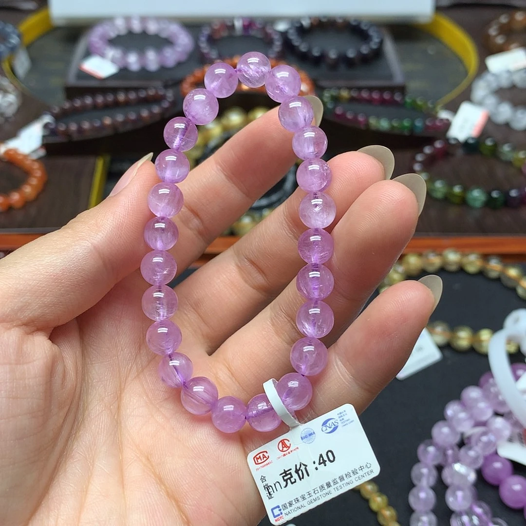 漫***端手链锂辉石未镶嵌手链
