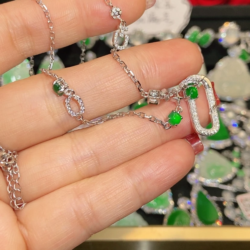 【闪购商品】颈饰未镶嵌翡翠天然翡翠