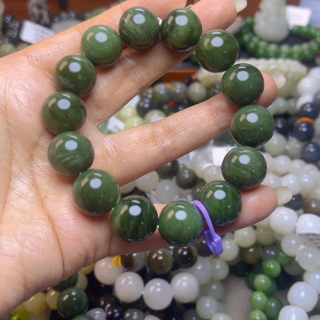 和田玉未镶嵌手链