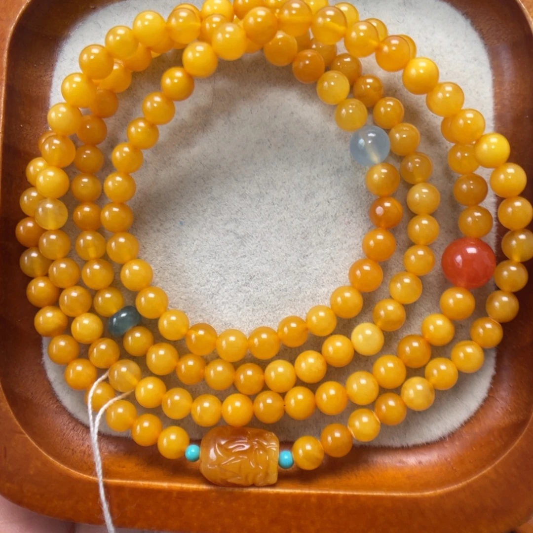 蜜蜡未镶嵌手串蜜蜡