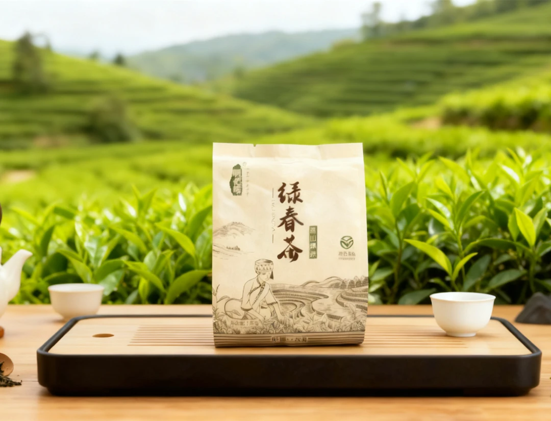 云南哈尼高山绿春茶醇厚香型新茶采摘适合品茗