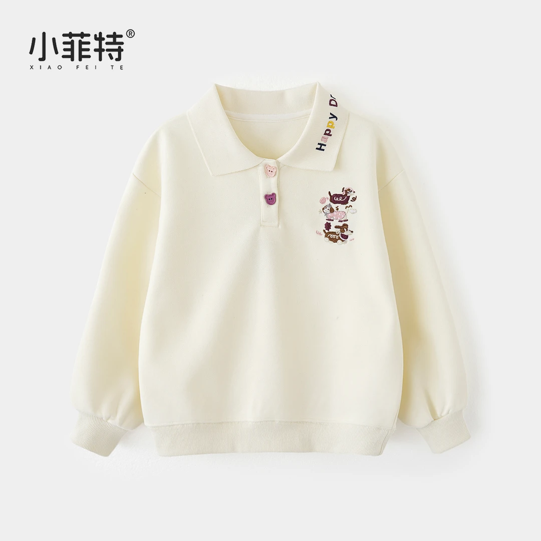 小菲特秋季新款女童装时尚上衣中大童休闲洋气儿童卫衣BGYQ52600