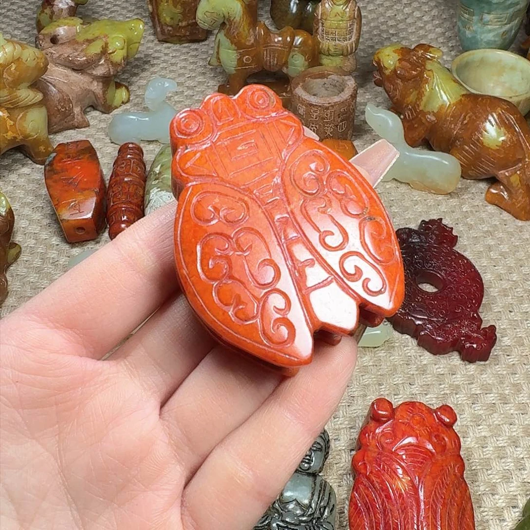 白玉菩提吊坠挂件