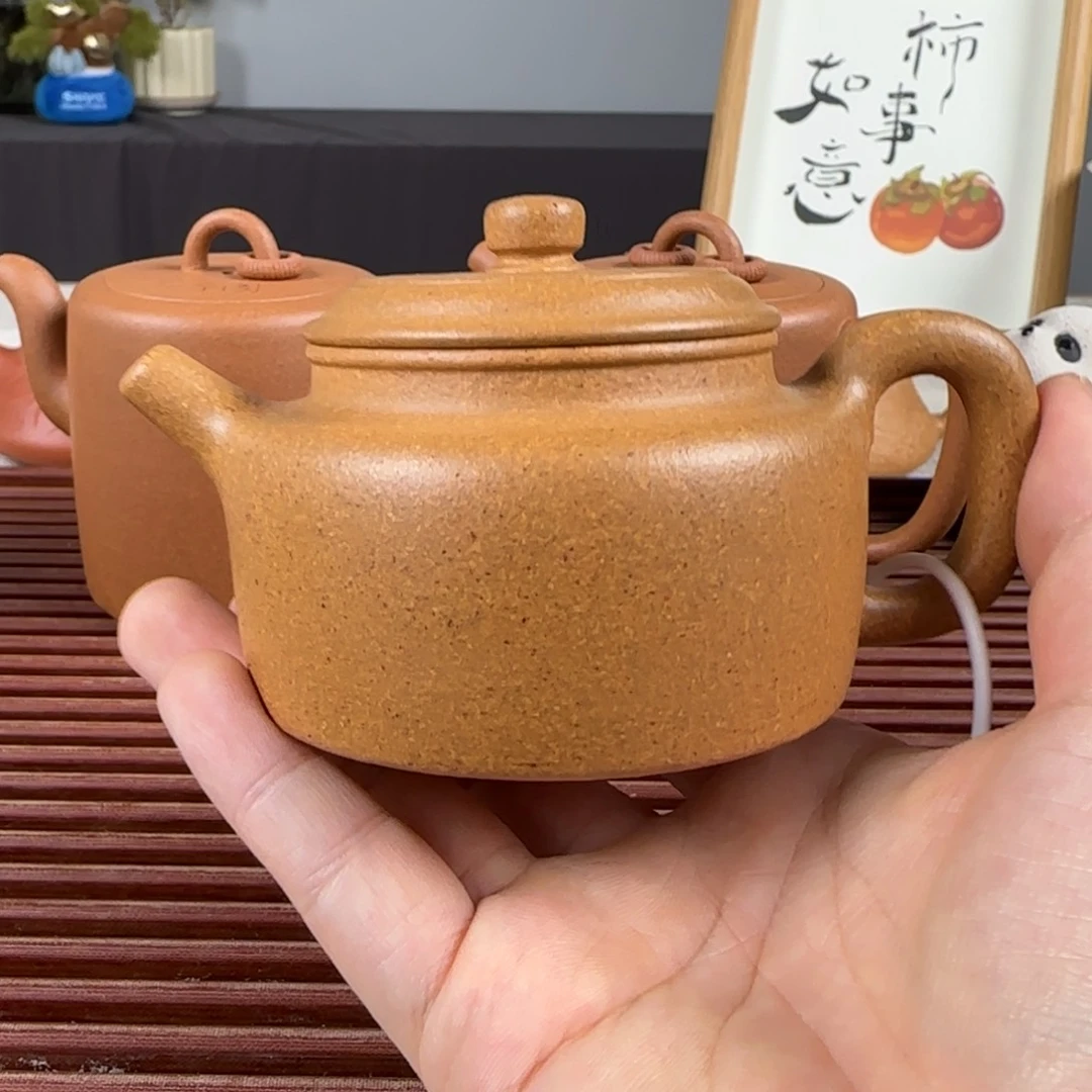 耳***洞茶壶紫砂微瑕德钟