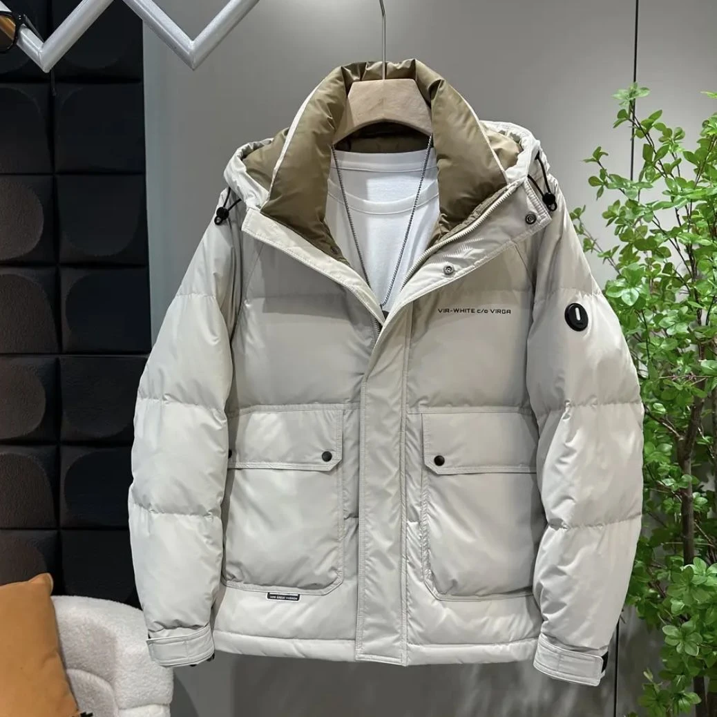 【逸哥男装】轻奢户外保暖潮流滑雪服百搭宽松加厚抗寒外套25851