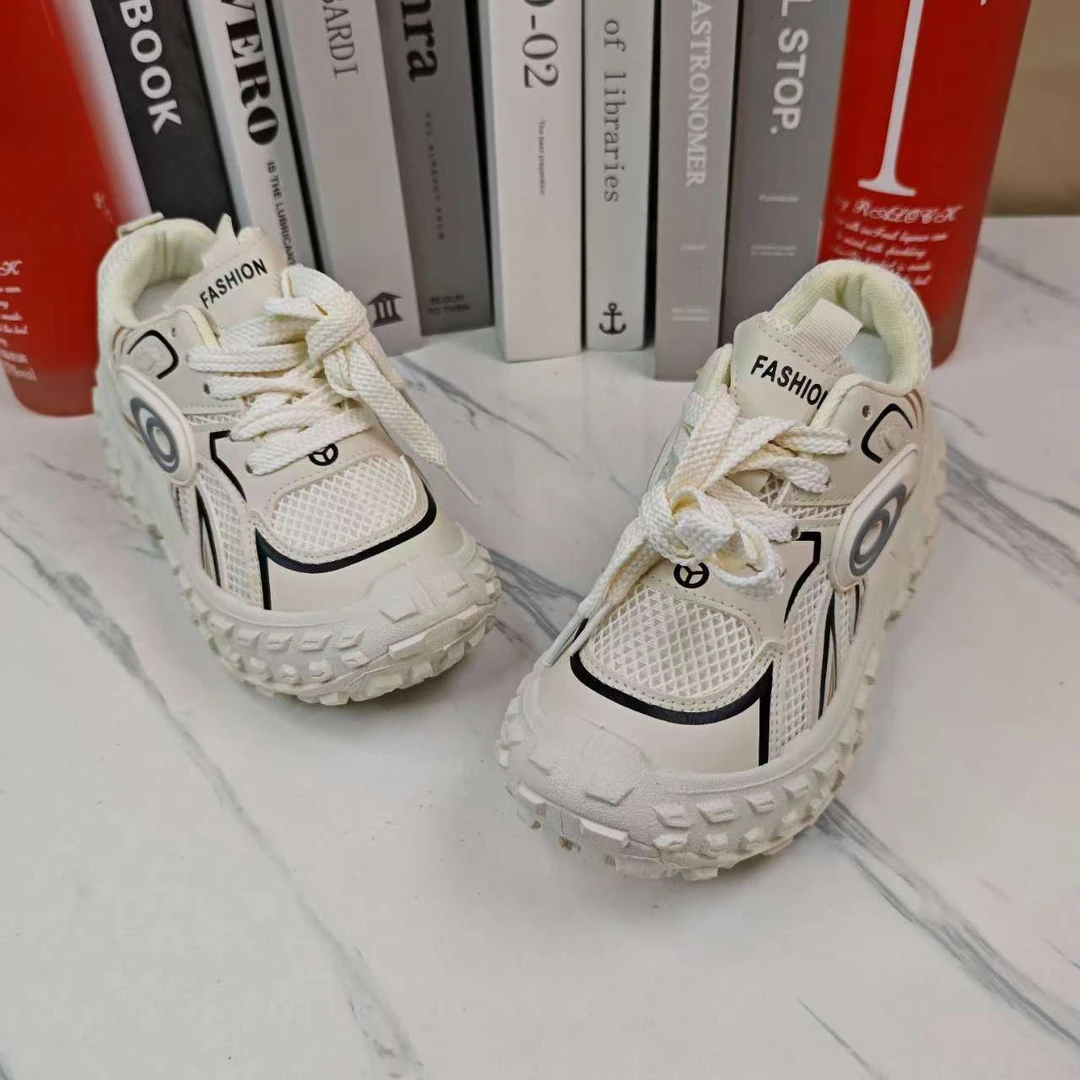 时尚休闲鞋运动增高百搭老爹鞋厚底男士时尚单网男鞋T815