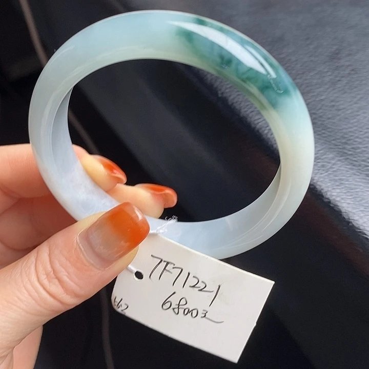 未镶嵌手镯翡翠56+正圈78