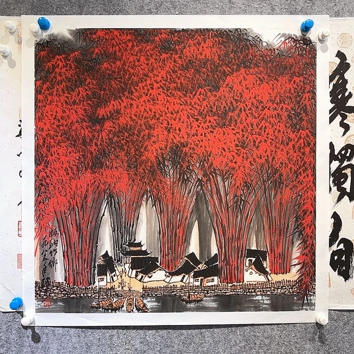 A***y书法绘画作品入选