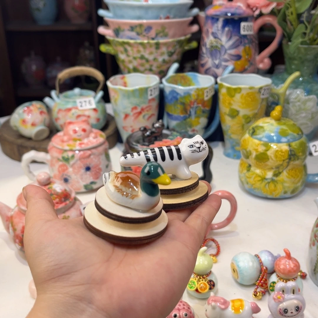 麦***麦景德镇手工手绘陶瓷茶具