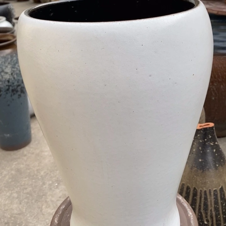 紫砂花盆高约31口约18