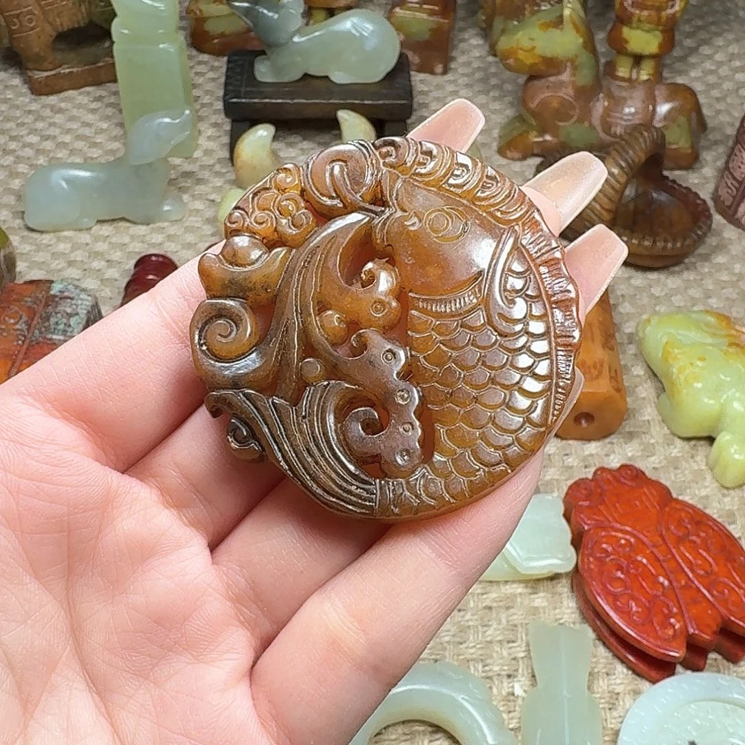 白玉菩提吊坠挂件