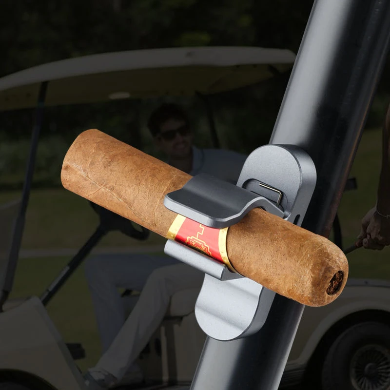 雪茄夹强力带磁性高尔夫雪茄托配件带加强绑带户外垂钓雪茄支架