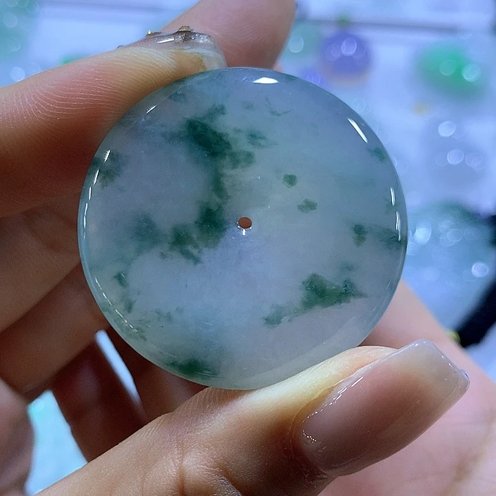 翡翠未镶嵌颈饰天然翡翠A货吊坠