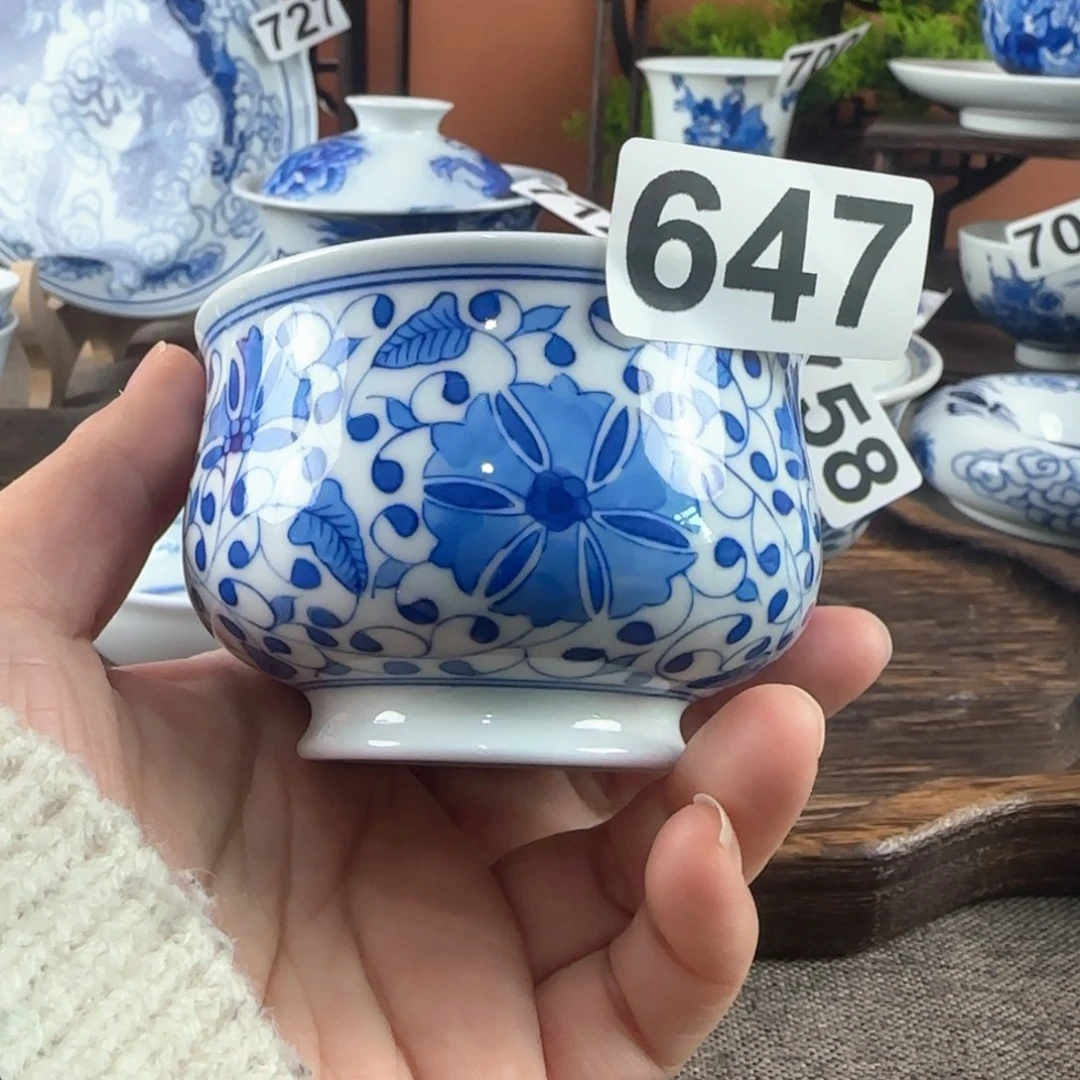 景德镇陶瓷手绘茶具647