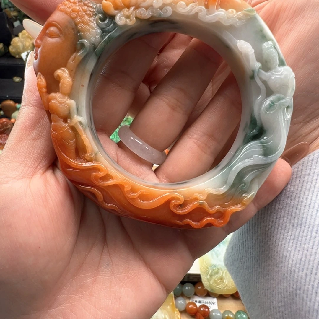 未镶嵌挂件翡翠天然缅甸