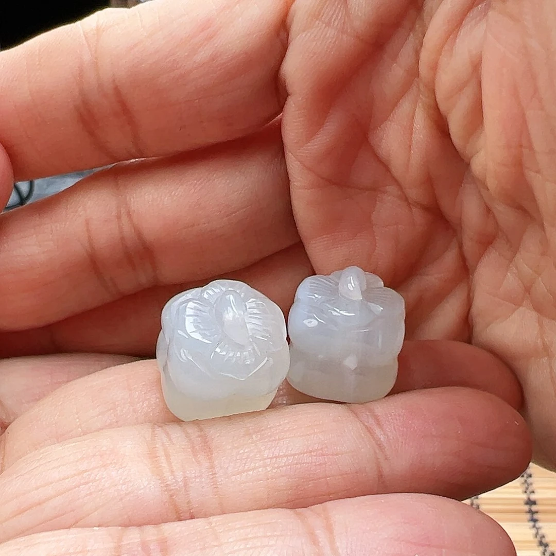 未镶嵌玛瑙/玉髓珠宝半成品