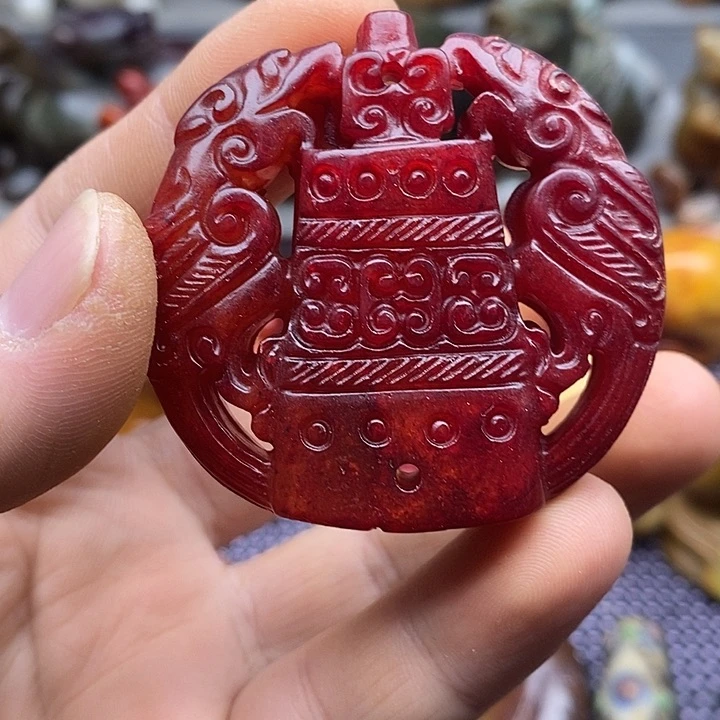 未镶嵌蛇纹石玉颈饰