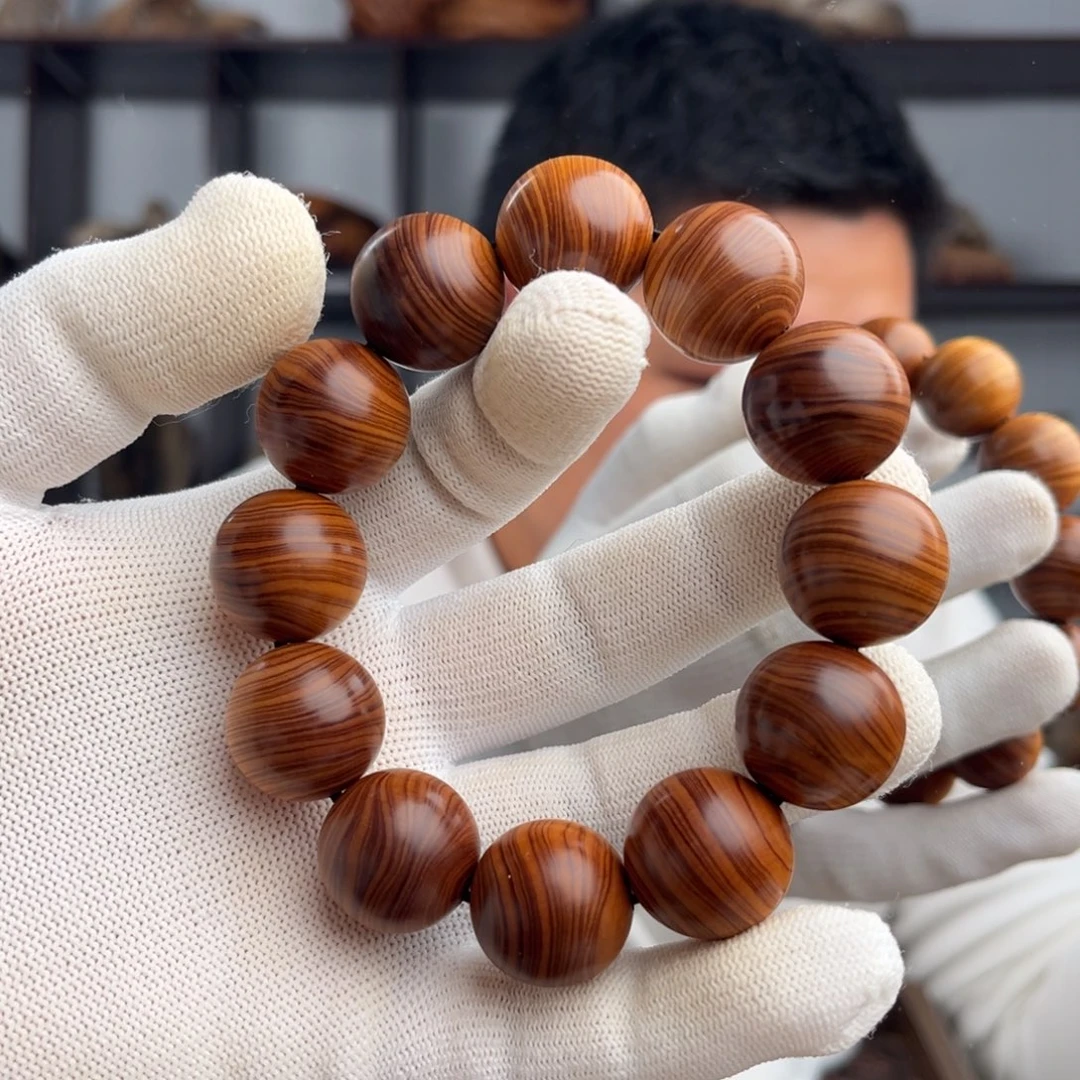 柏木（崖柏）手串/手链20黑金刚甜香虎皮纹板根香料